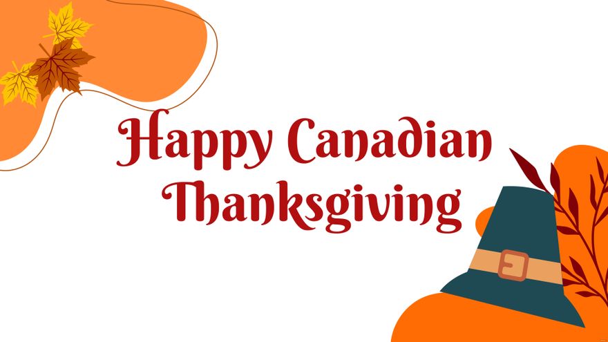 Canadian Thanksgiving Background Template - Edit Online & Download ...