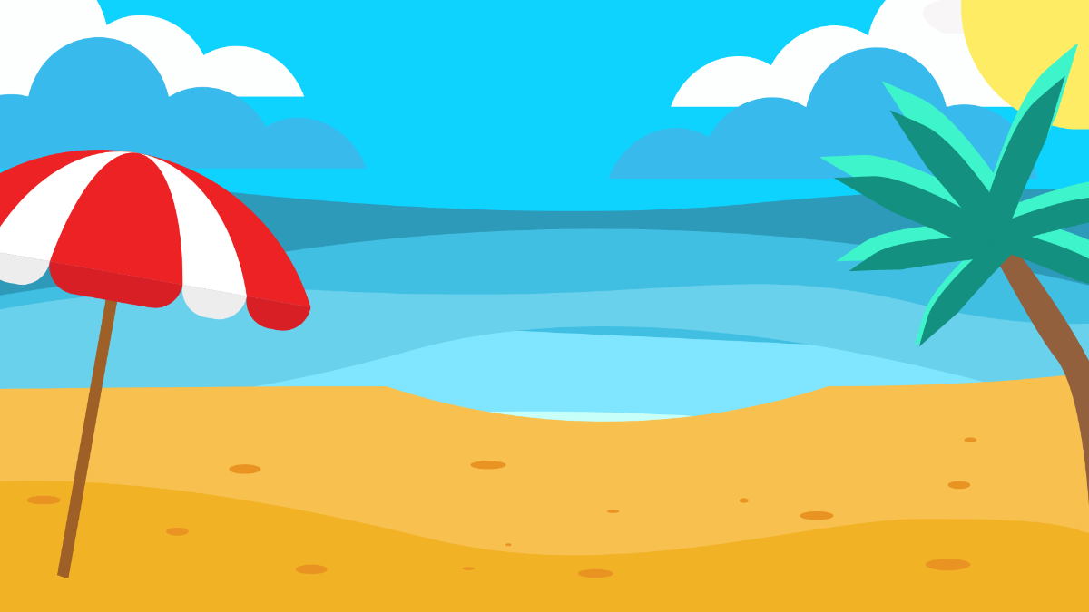 Summer Water Background Template