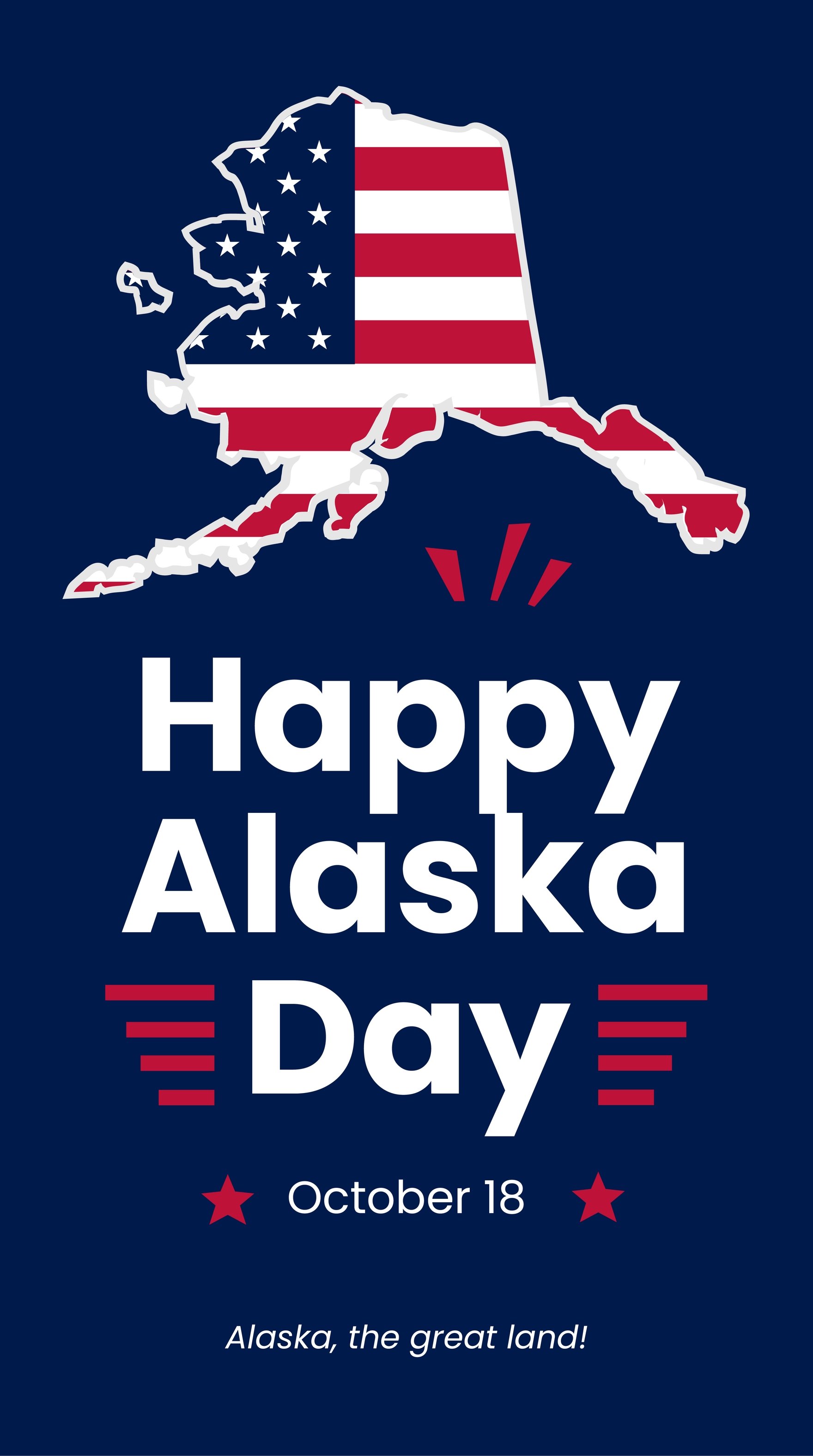Alaska Day Whatsapp Post