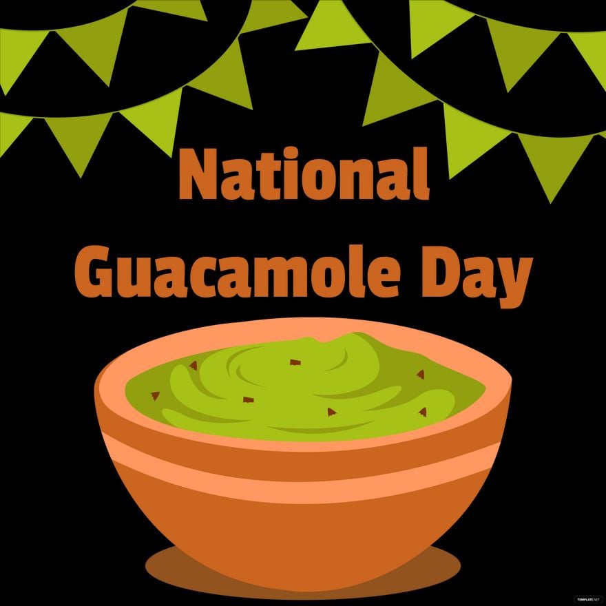 National Guacamole Day Illustration