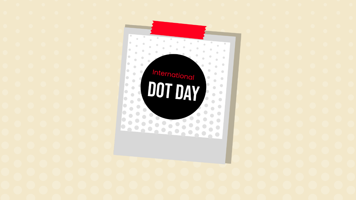 International Dot Day Photo Background