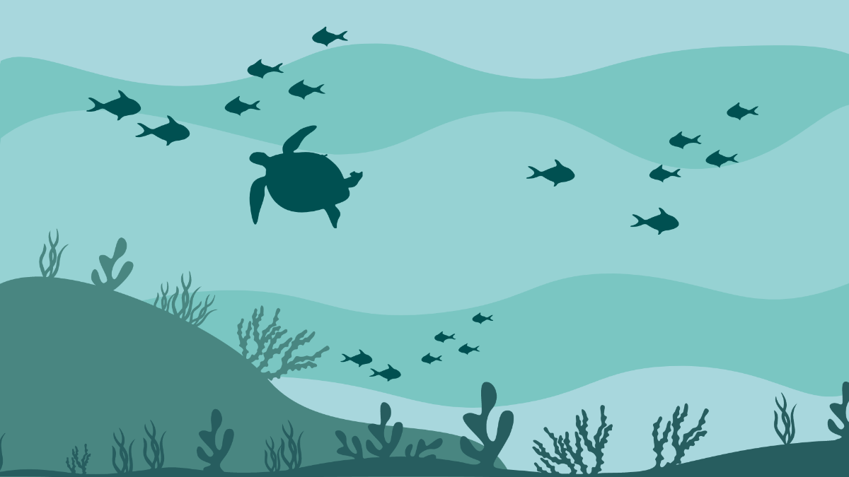 Free Fish In Water Background Template
