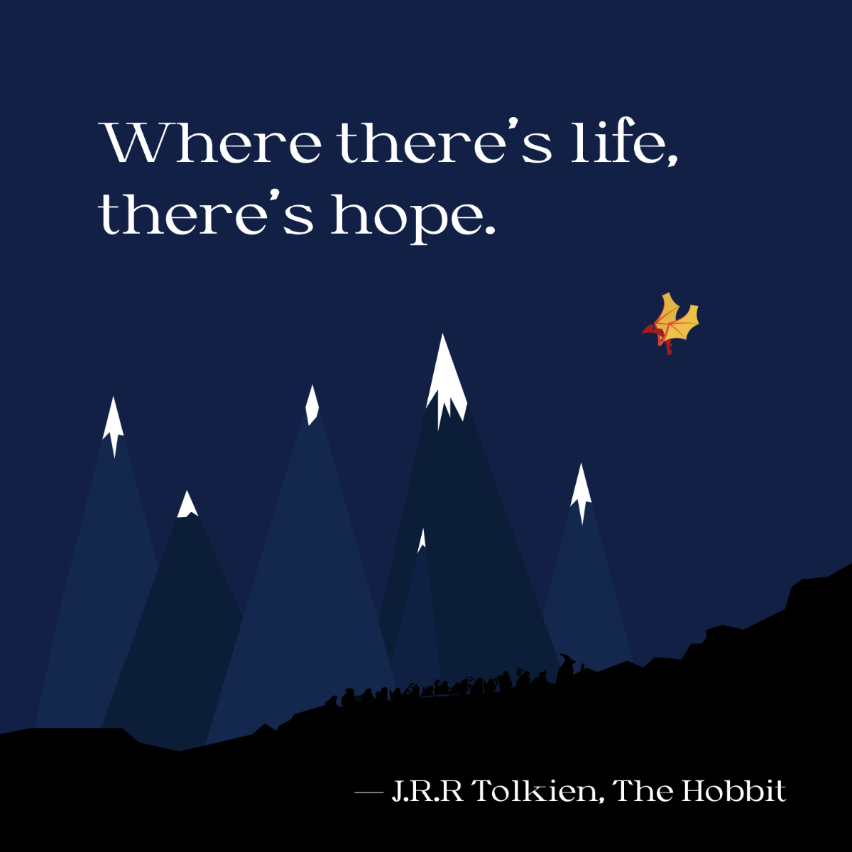 Free Hobbit Day Quote Vector Template