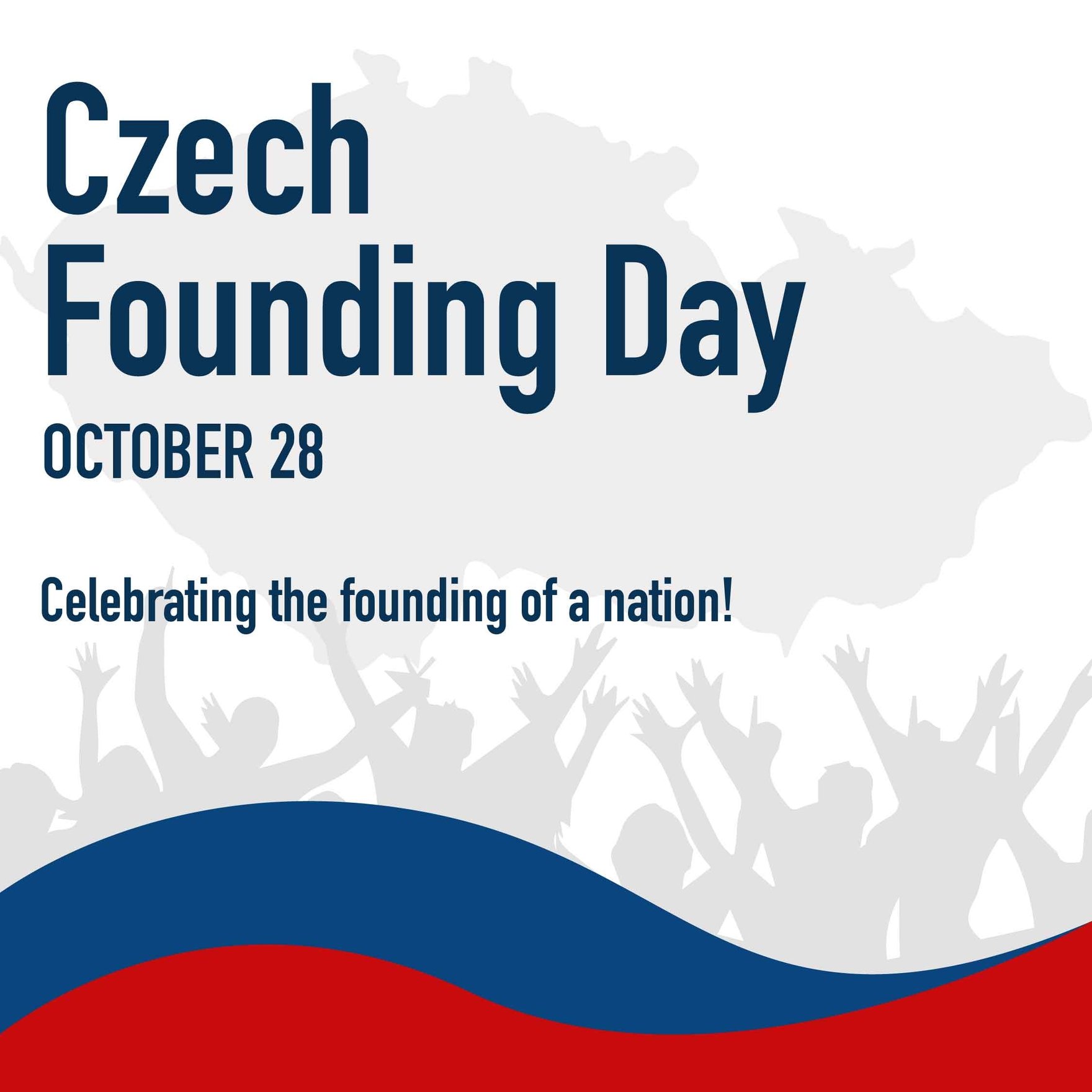 Czech Founding Day Instagram Post