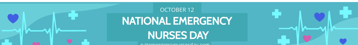 National Emergency Nurse’s Day Website Banner Template