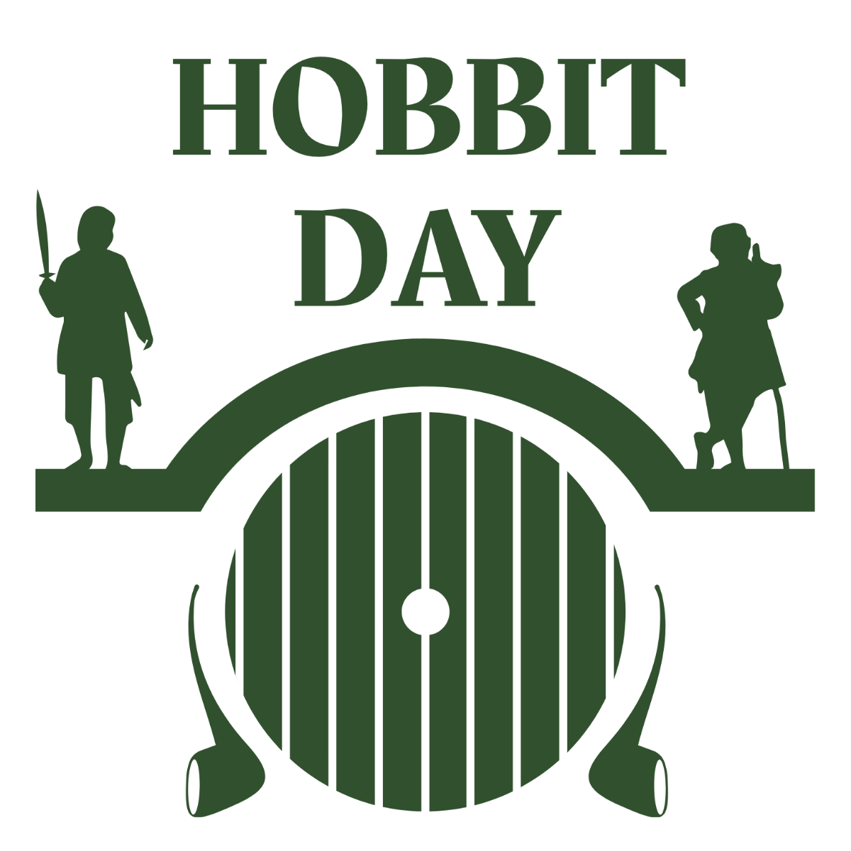Free Hobbit Day Vector Template