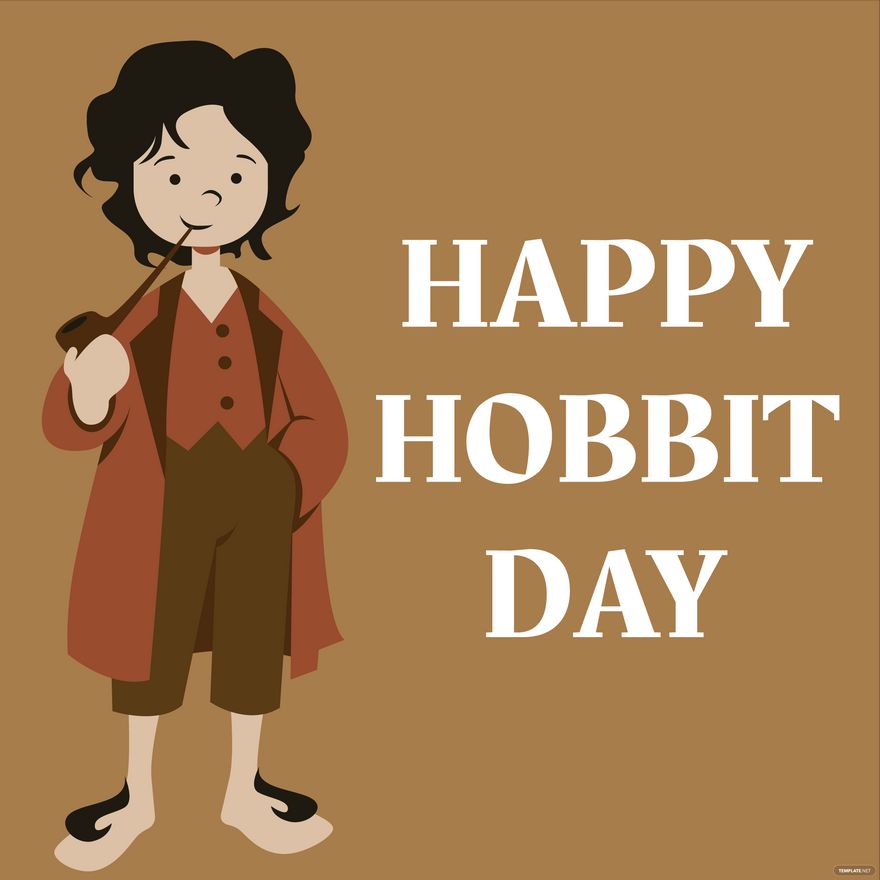 Happy Hobbit Day Vector In SVG PSD Illustrator JPG EPS PNG Happy Hobbit Day Vector In SVG PSD Illustrator JPG EPS PNG