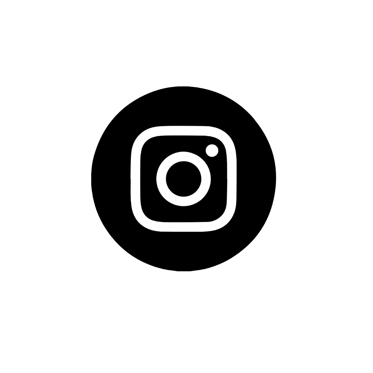 Black Instagram Clipart Template
