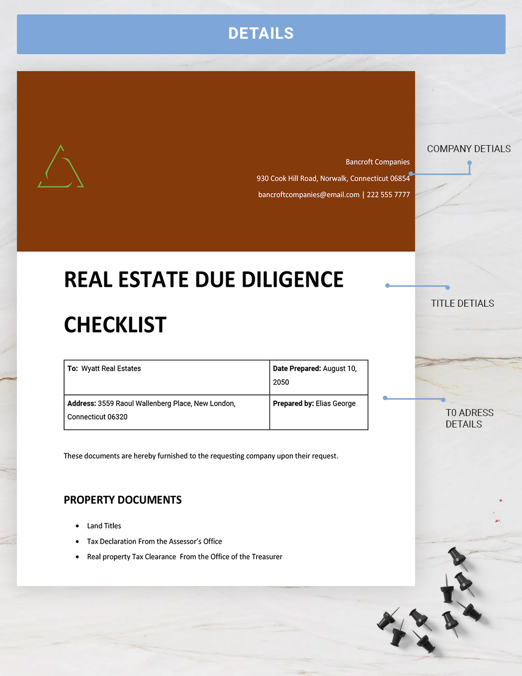 Real Estate Due Diligence Checklist 