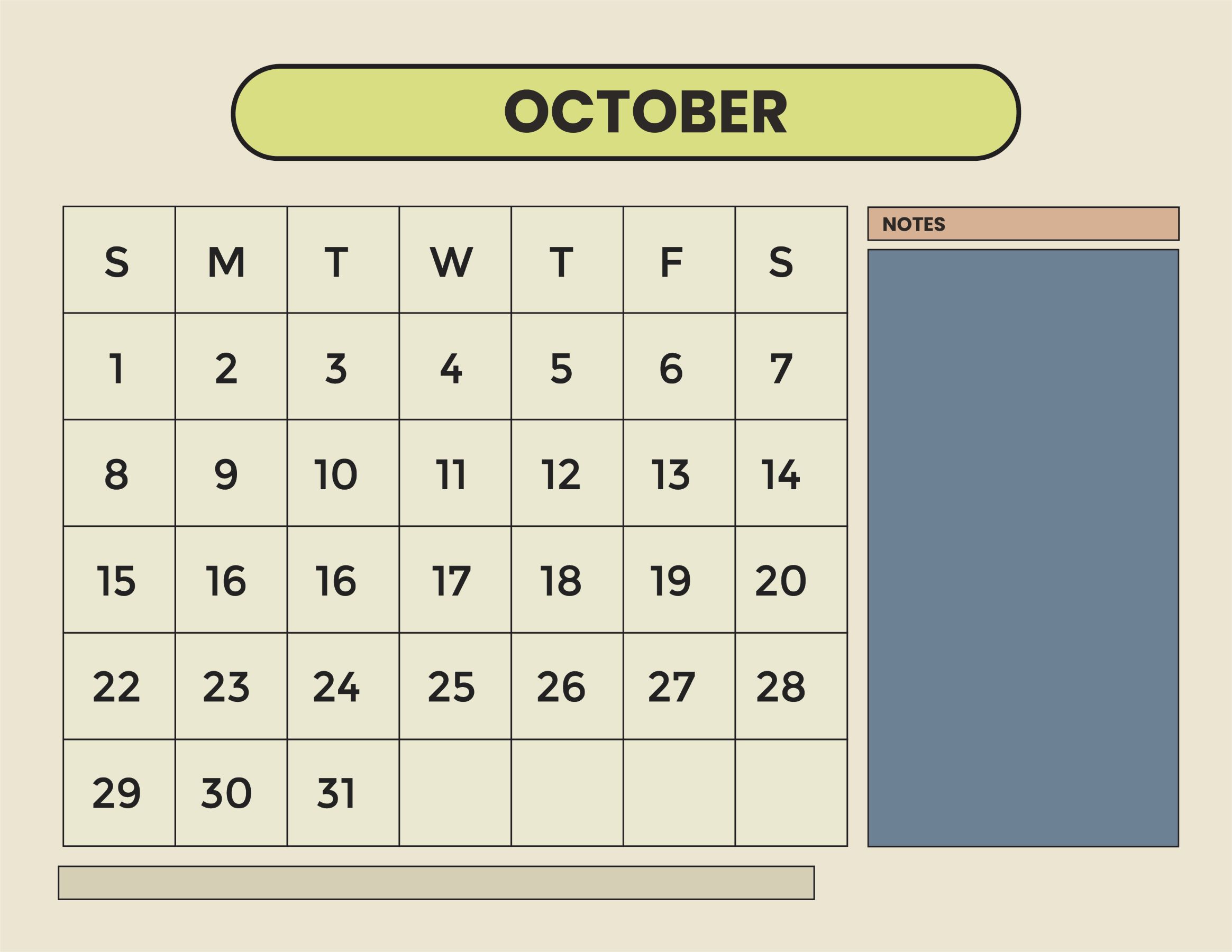 Free Simple Year 2023 Calendar Template to Edit Online