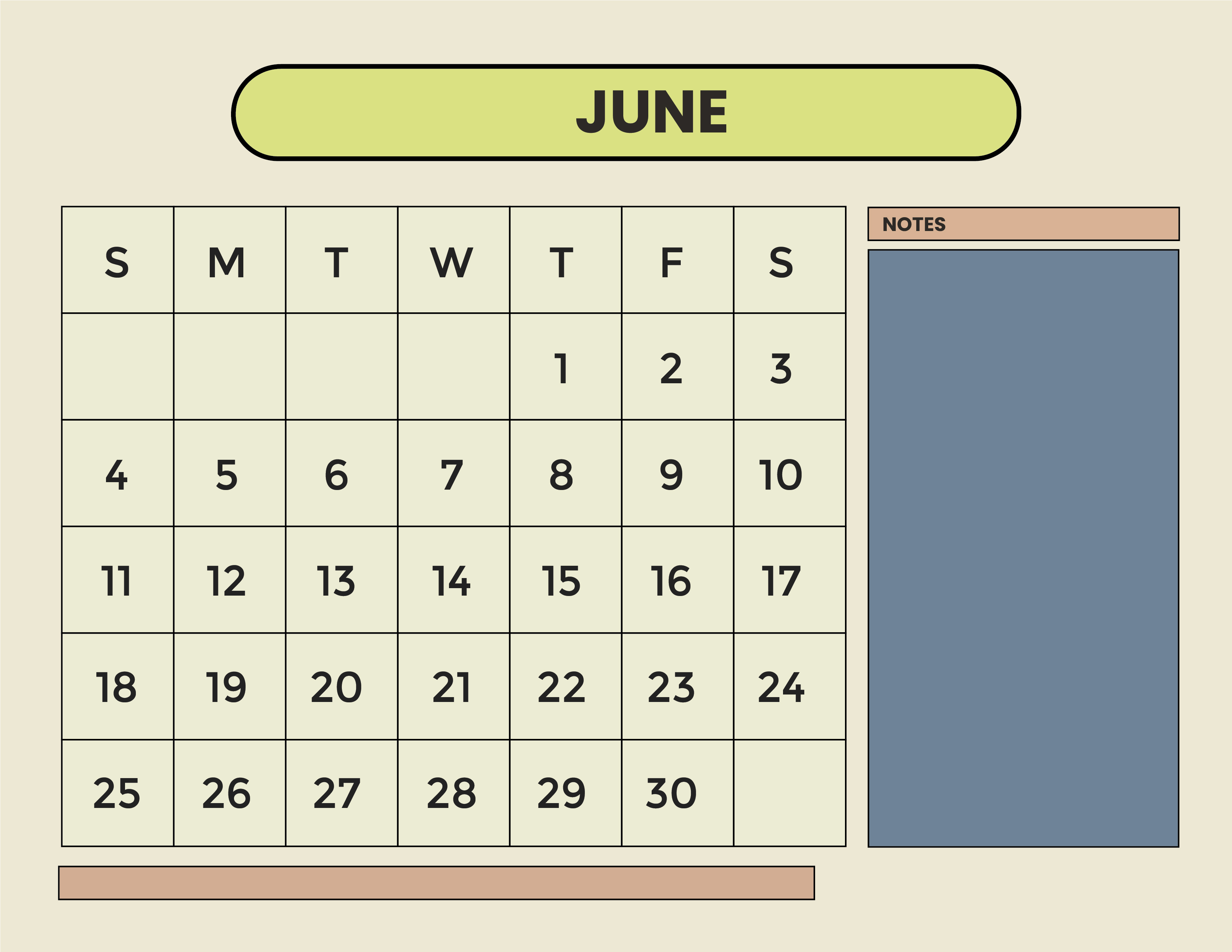 Free Simple Year 2023 Calendar Template to Edit Online