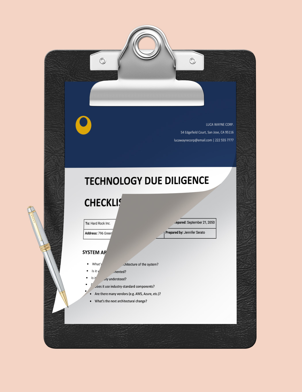 Technology Due Diligence Checklist