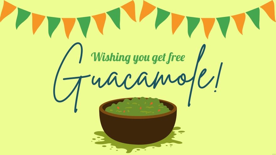 National Guacamole Day Wishes Background