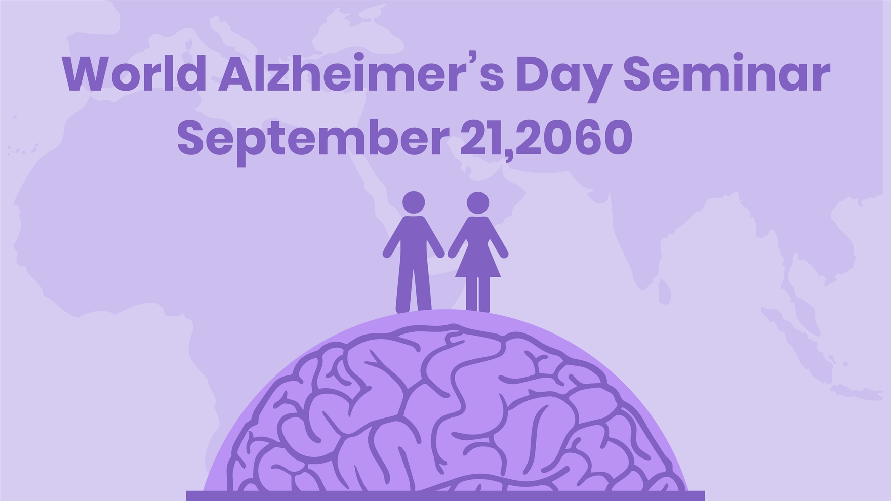 World Alzheimer’s Day Invitation Background