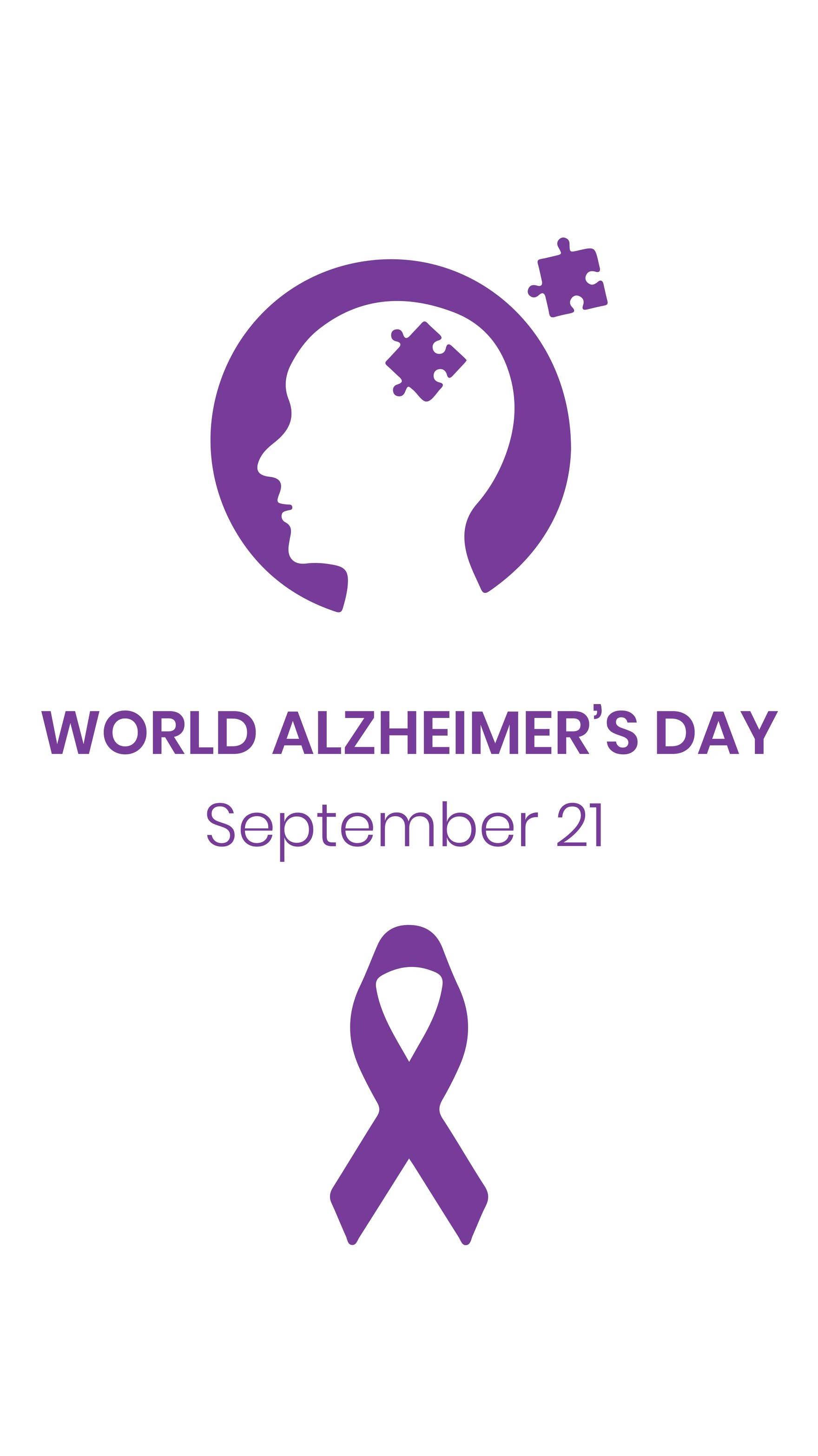 World Alzheimer’s Day iPhone Background