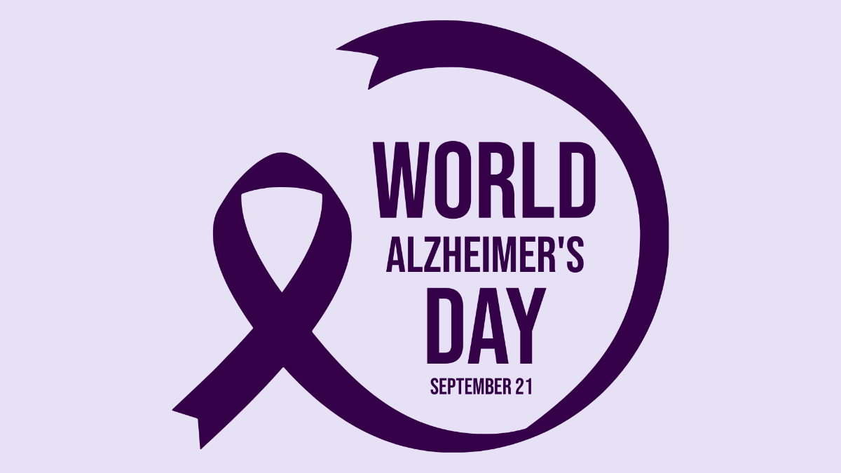 World Alzheimer’s Day Banner Background