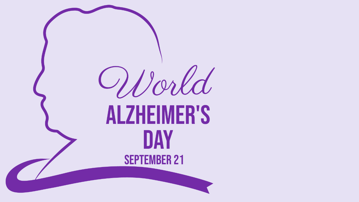 World Alzheimer’s Day Design Background