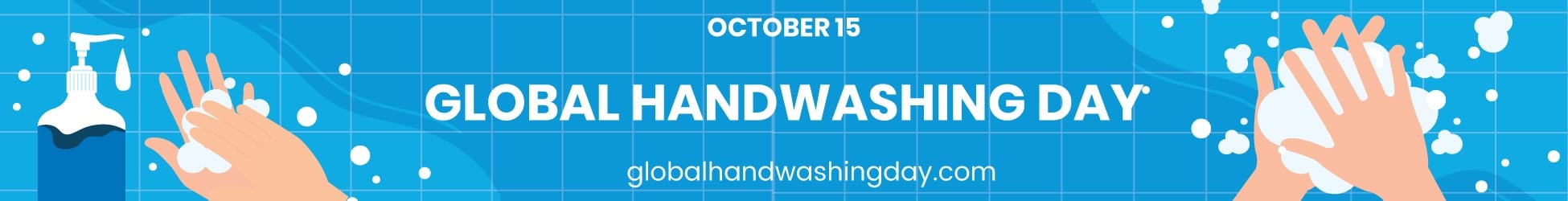 Global Handwashing Day Website Banner