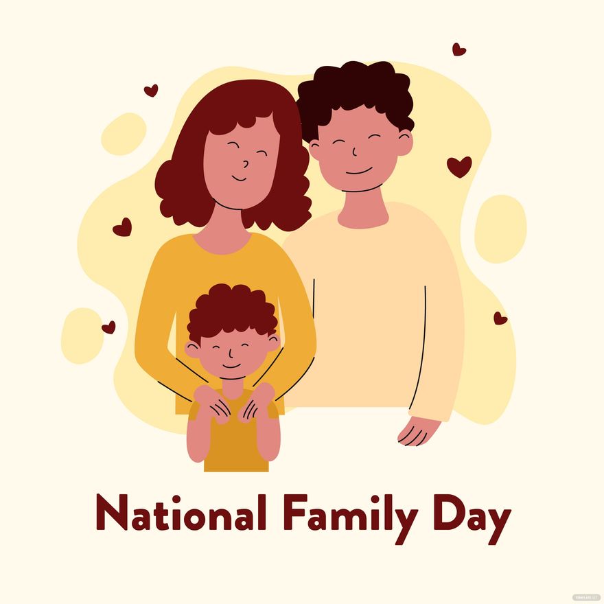 National Family Day Vector