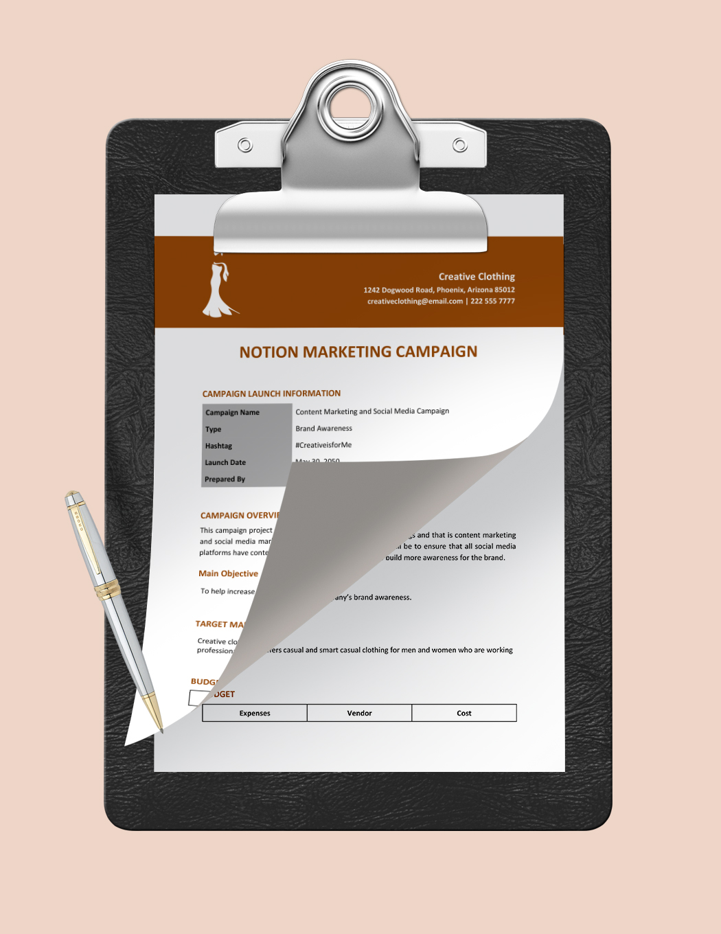 Notion Marketing Campaign Template
