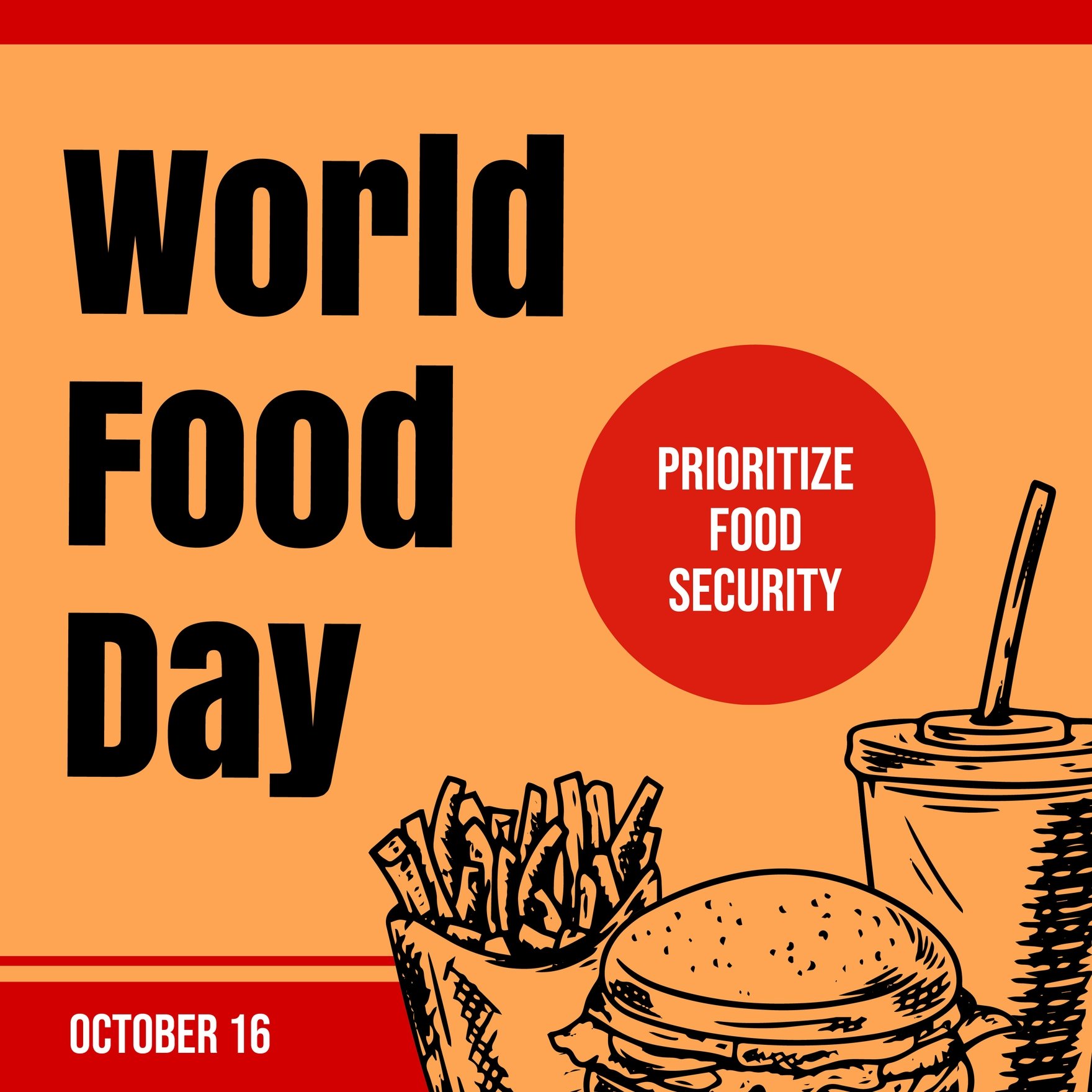 World Food Day FB Post in Illustrator, PSD, EPS, SVG, JPG, PNG