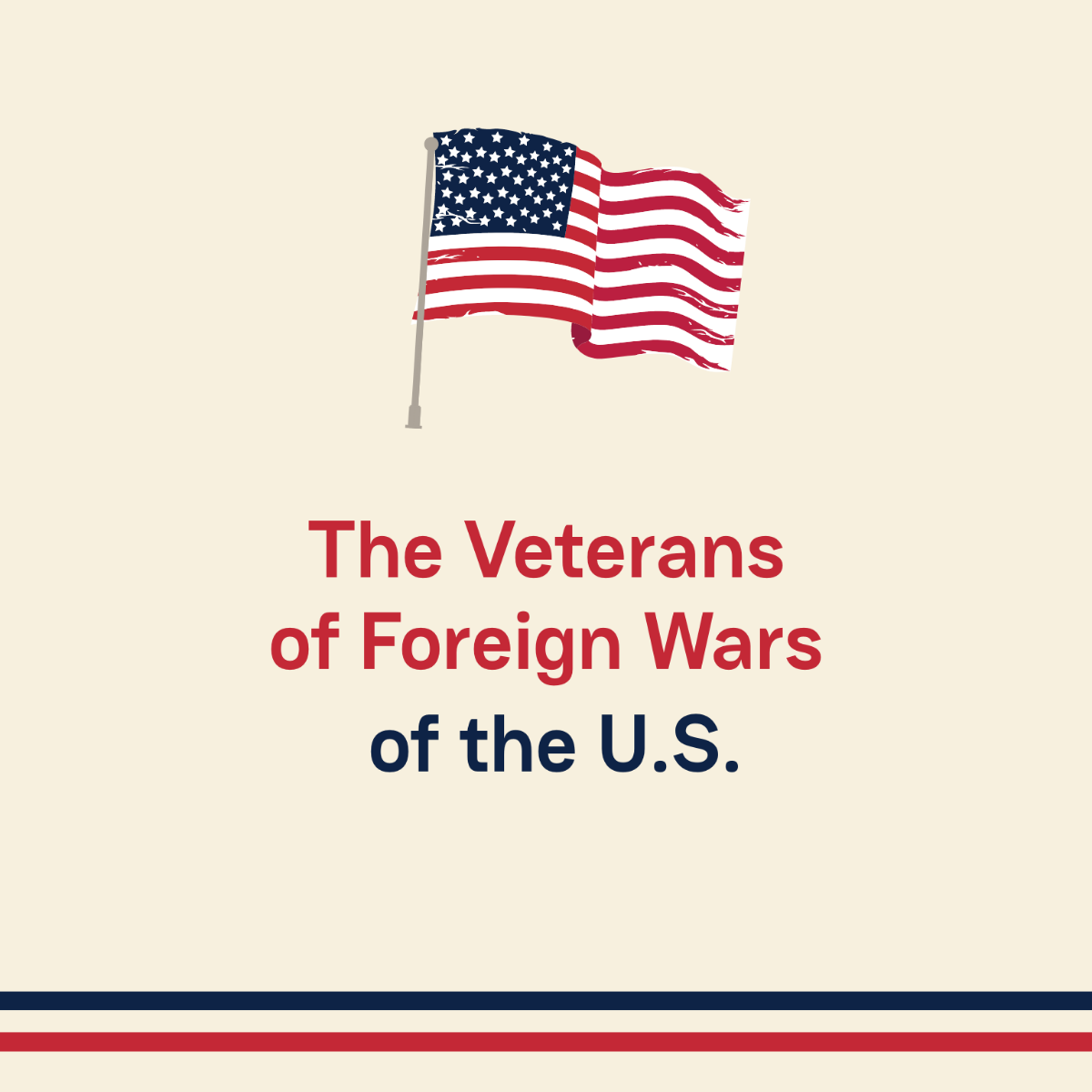 Free VFW Day Vector Template