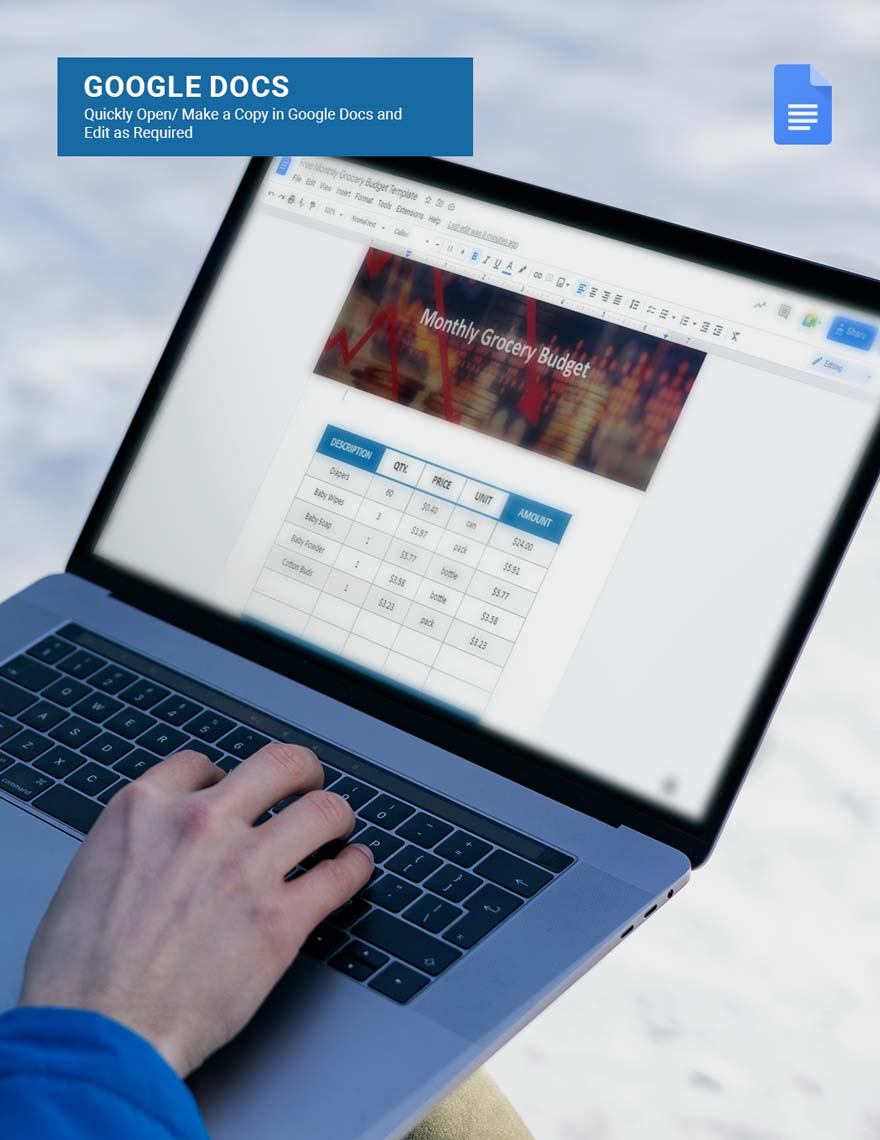 Free Free Monthly Grocery Budget Template - Google Docs, Word, Apple ...