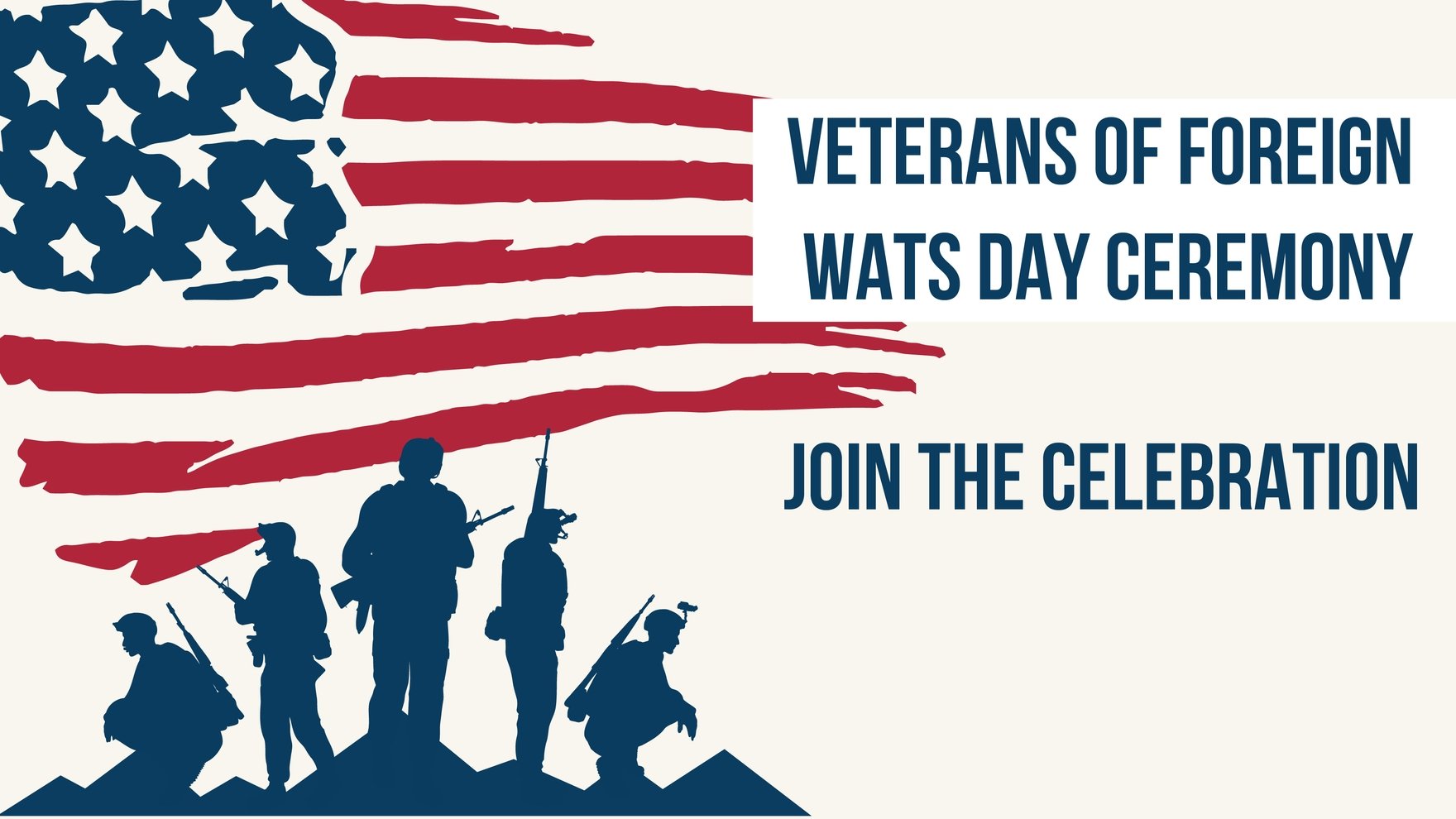 Free VFW Day Flyer Background