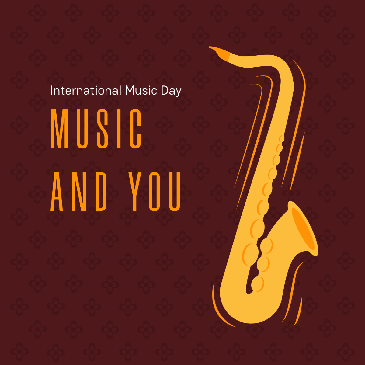 International Music Day Poster Vector Template