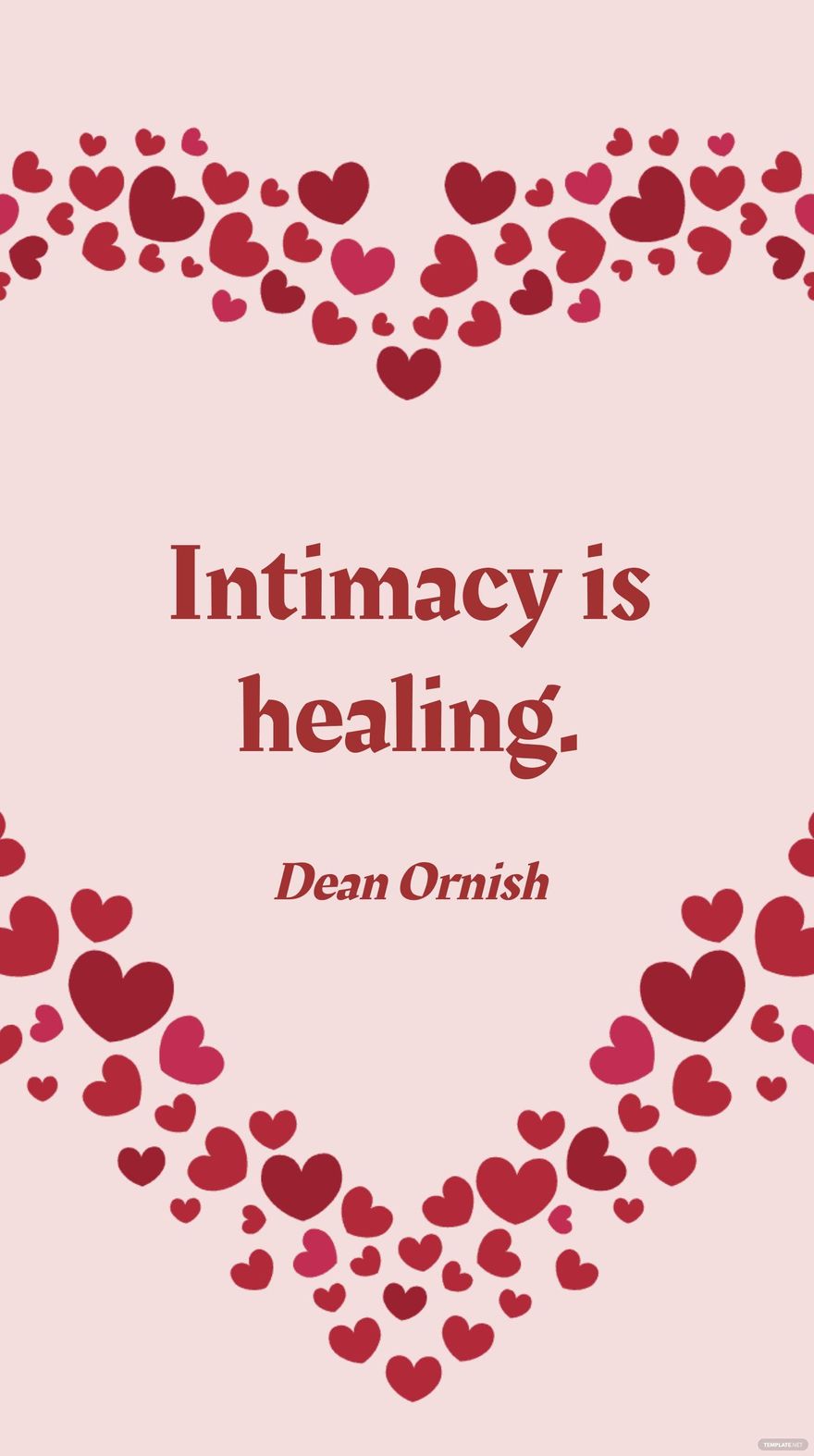 Free Dean Ornish - Intimacy is healing. in JPG