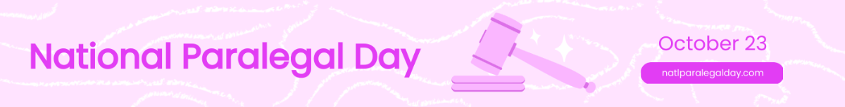 National Paralegal Day Website Banner Template