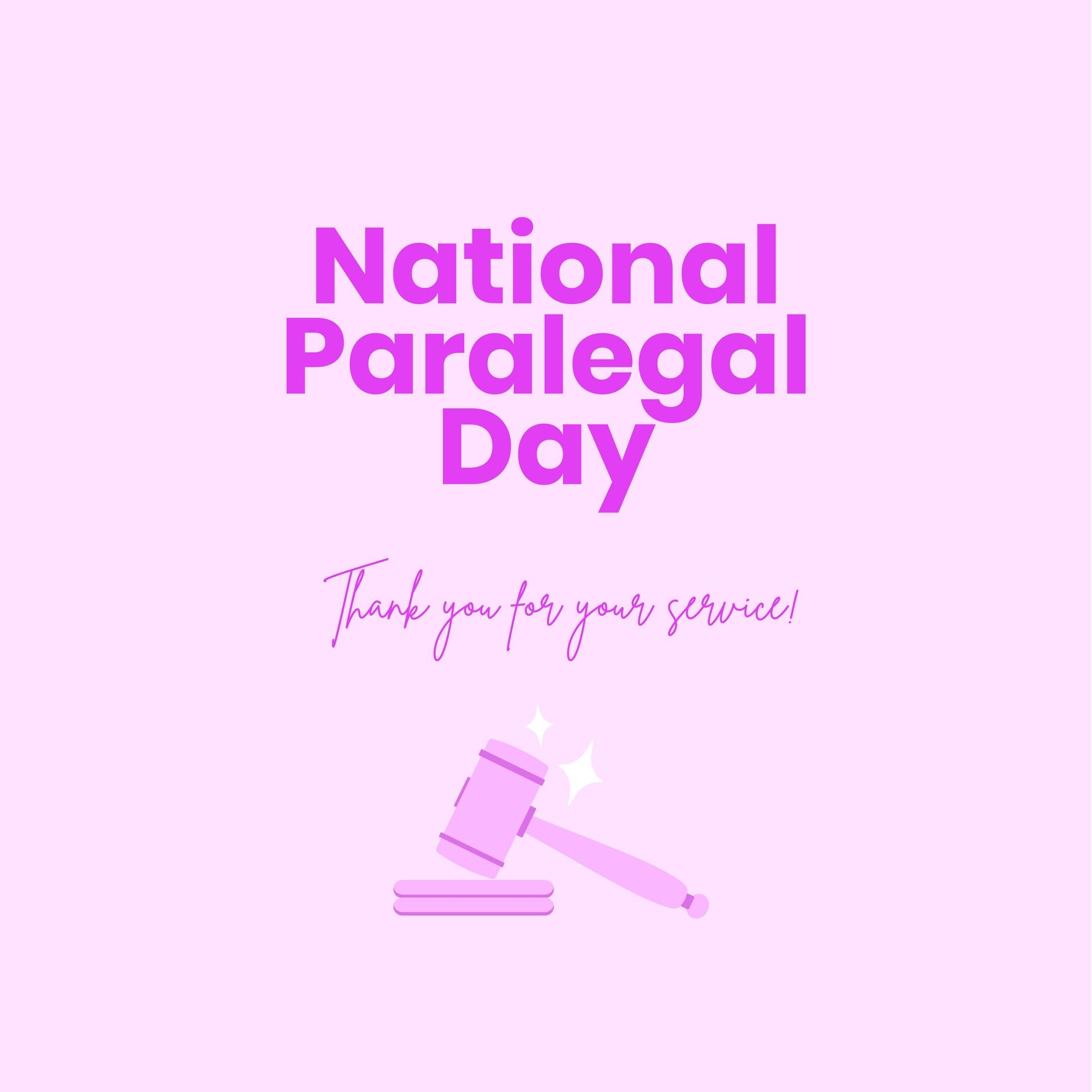 National Paralegal Day Instagram Post