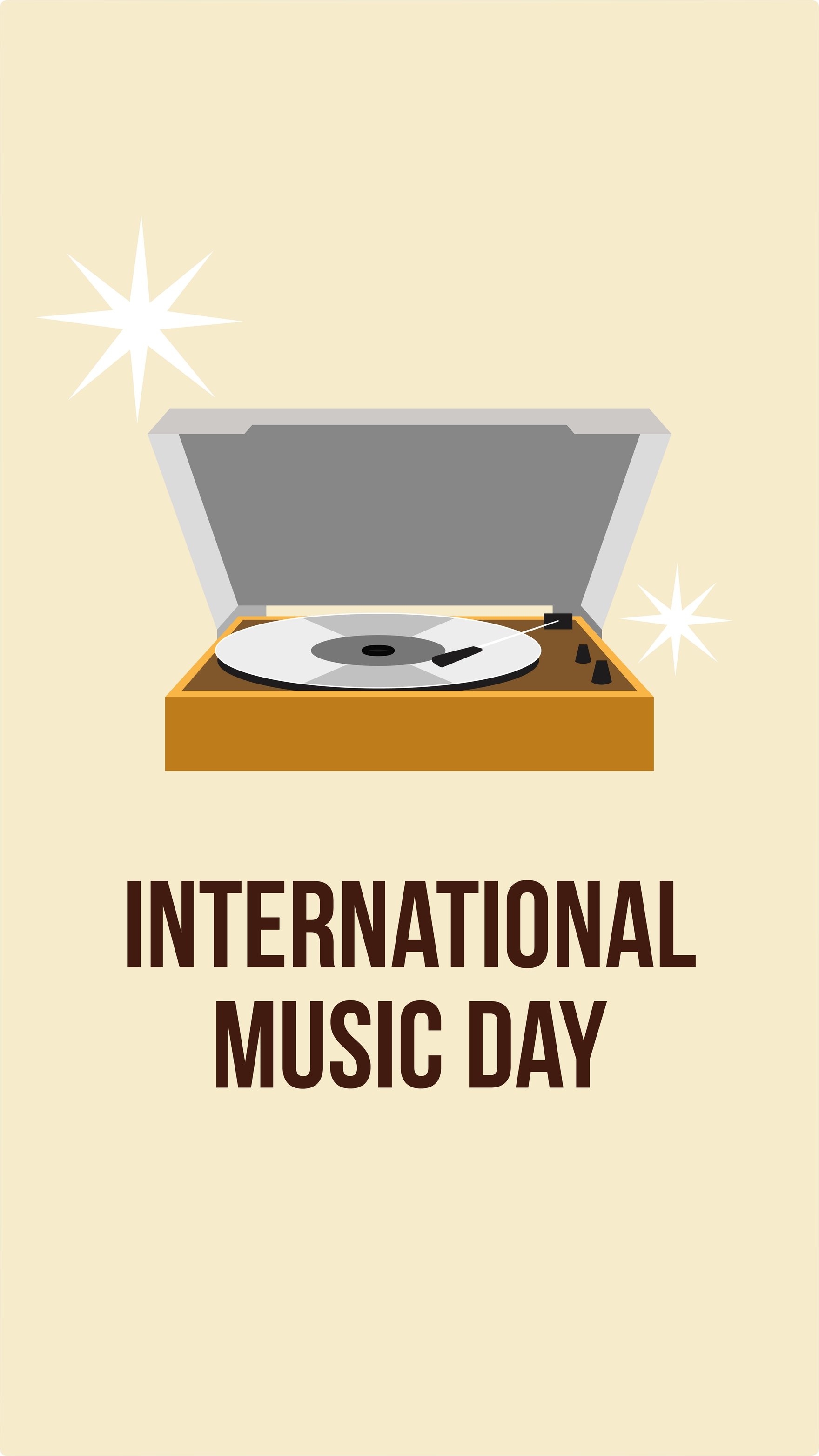 Free International Music Day iPhone Background