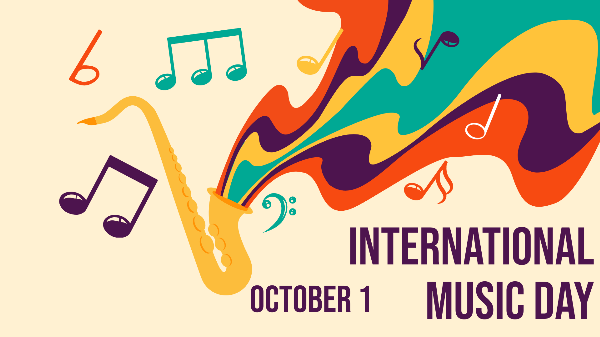 International Music Day Image Background Template