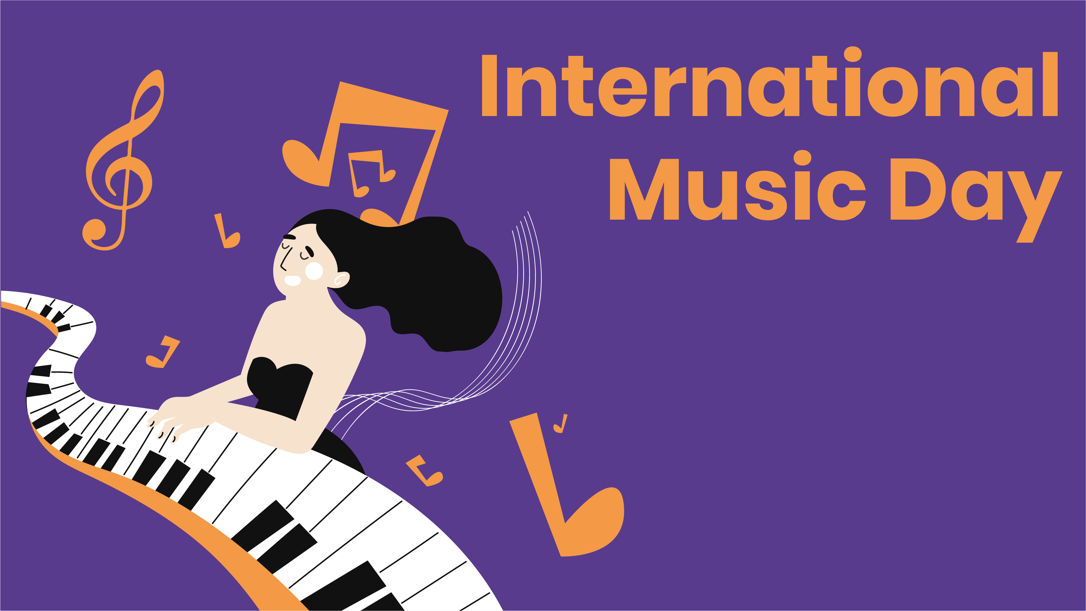 High Resolution International Music Day Background Template - Edit ...