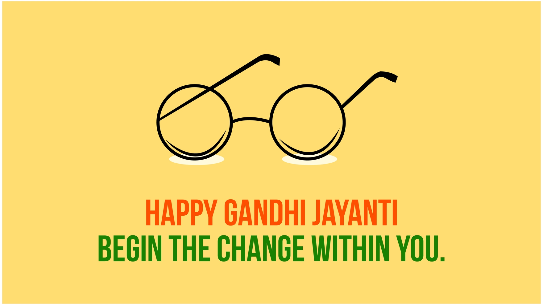 Free Gandhi Jayanti Flyer Background
