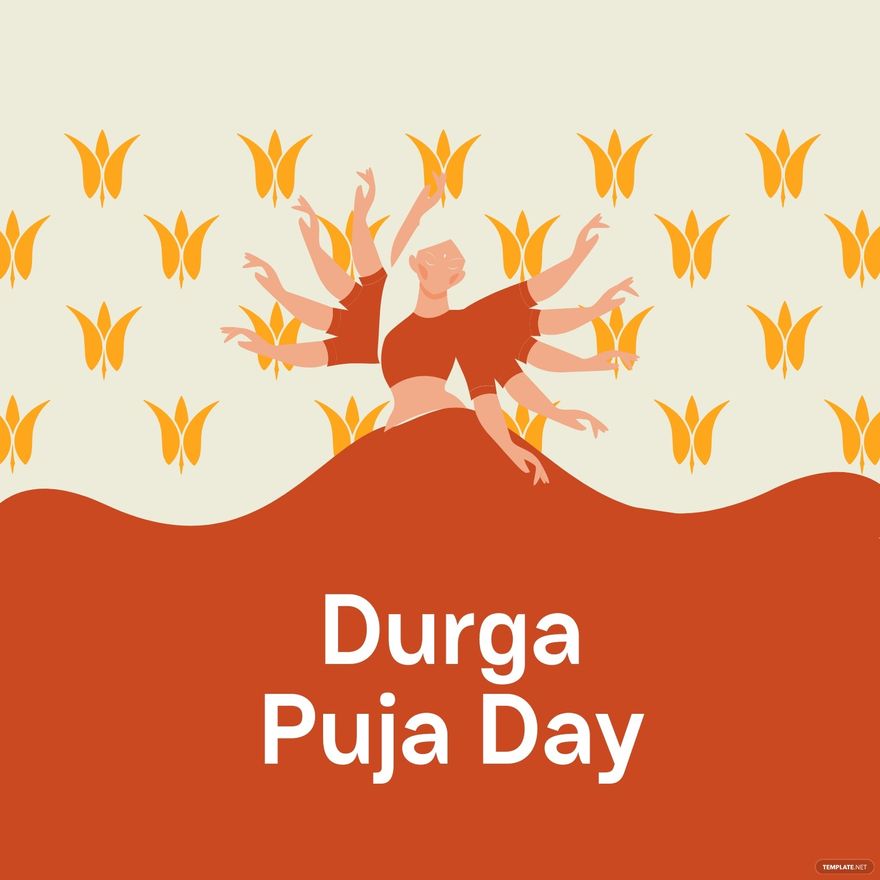 Free Durga Puja Day Vector in Illustrator, PSD, EPS, SVG, JPG, PNG