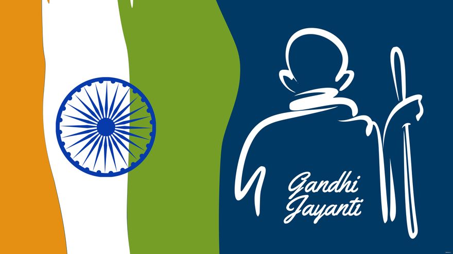 Free Gandhi Jayanti Image Background
