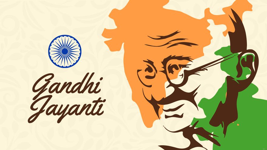 Free Gandhi Jayanti Design Background