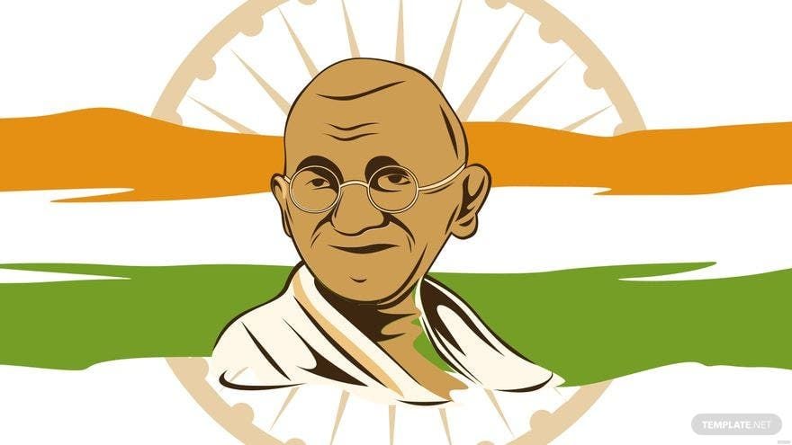 Gandhi Jayanti Vector Background