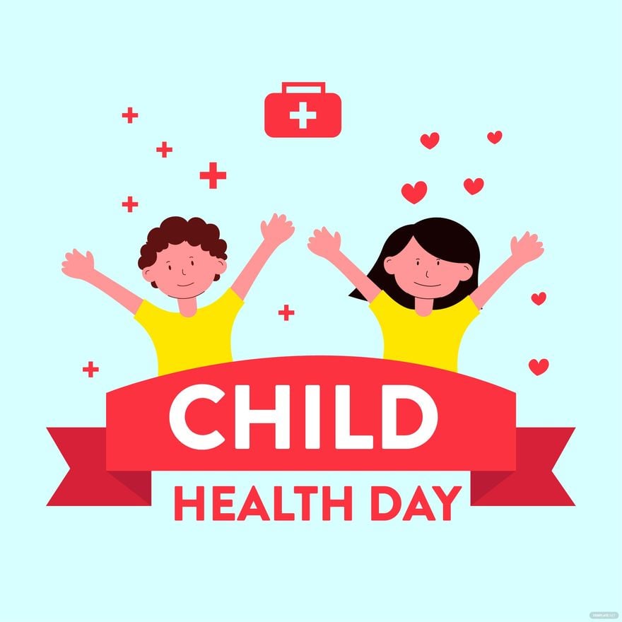 Child Health Day Illustration