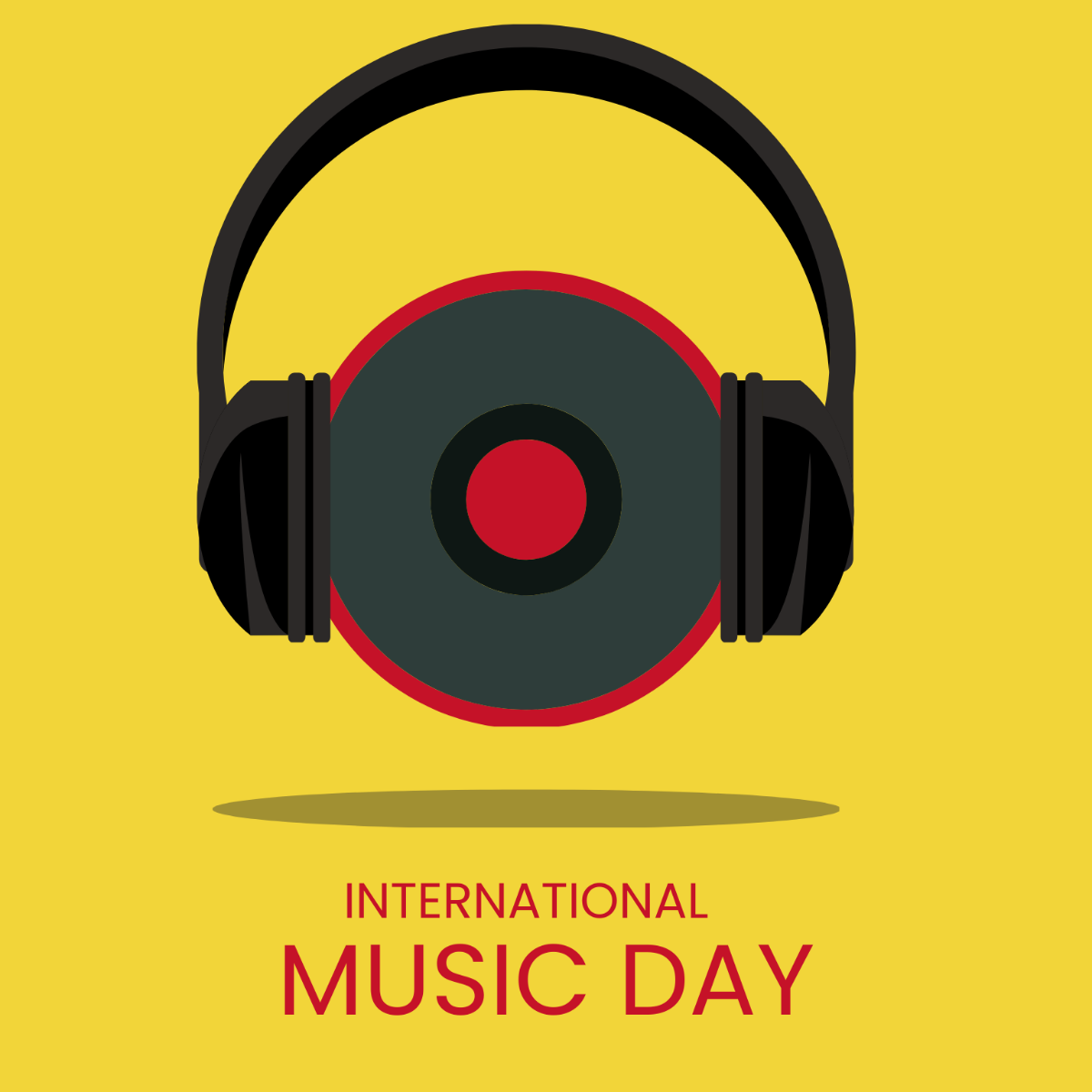 International Music Day Vector Template