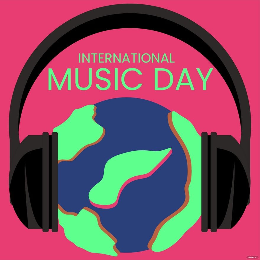 International Music Day Illustration