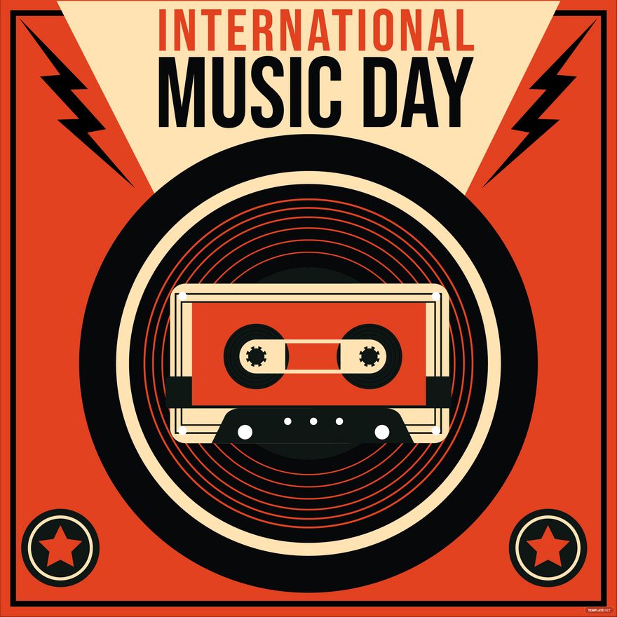 International Music Day Celebration Vector