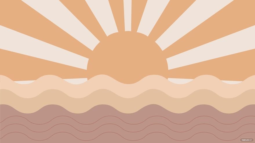 Boho Sun Background