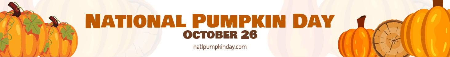 National Pumpkin Day Website Banner