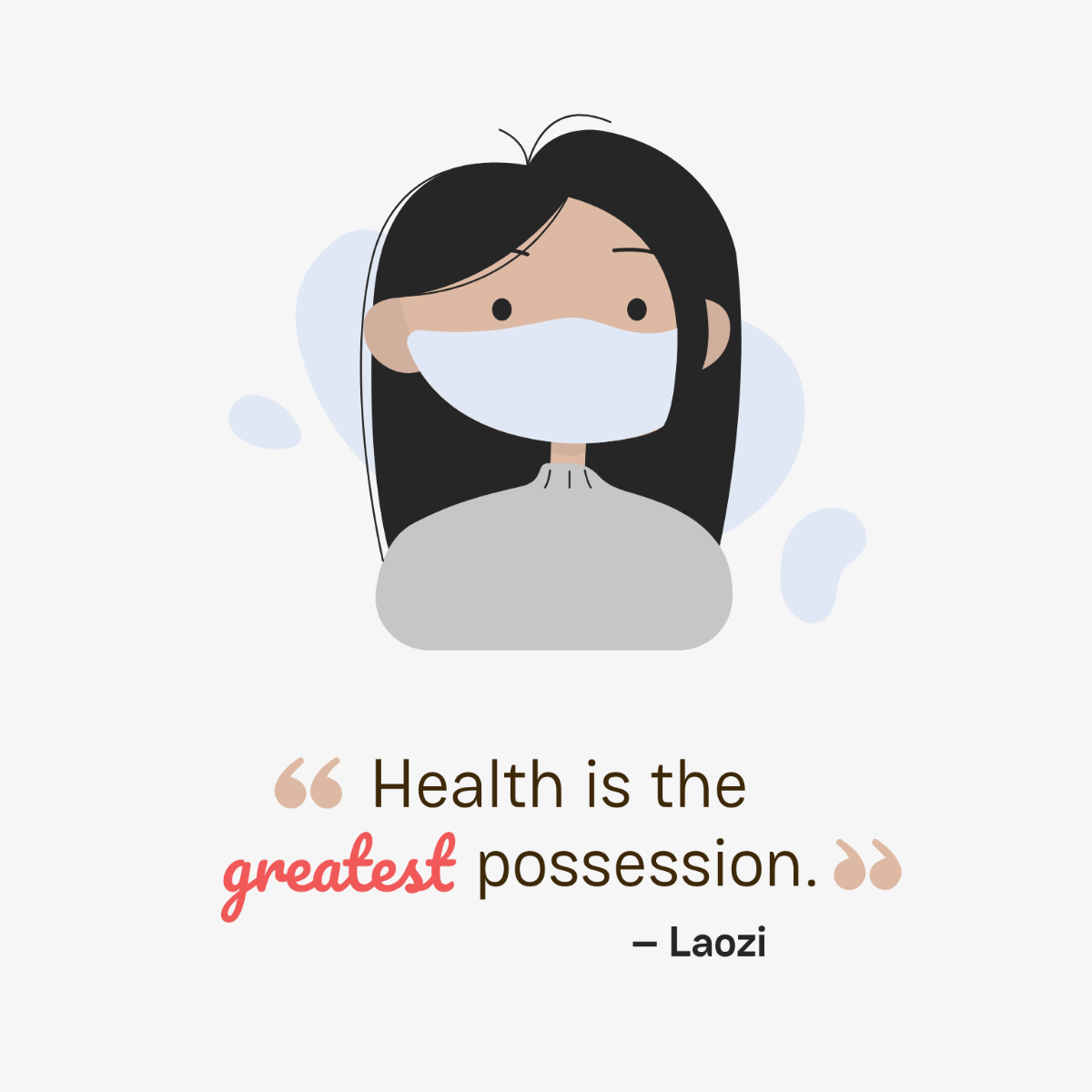 Free Child Health Day Quote Vector Template