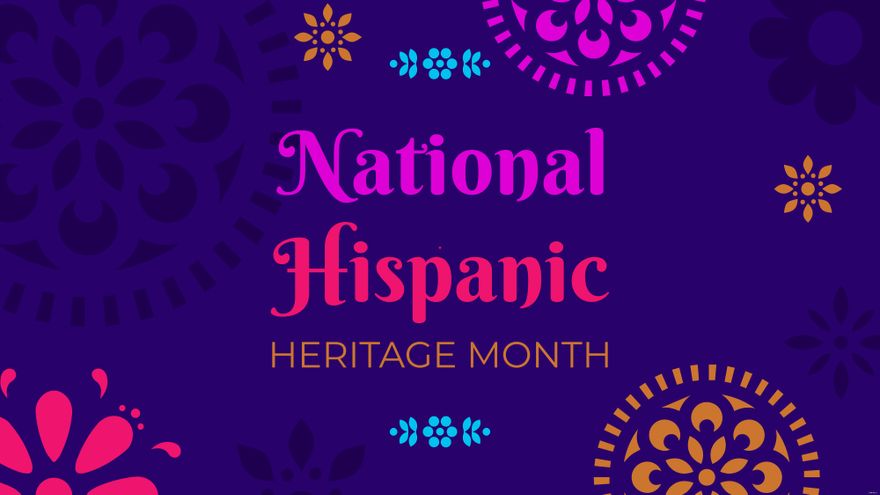 National Hispanic Heritage Month FB Post - EPS, Illustrator, JPG, PSD ...