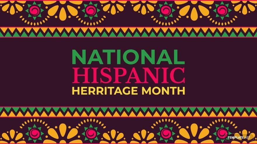 National Hispanic Heritage Month Wallpaper Background