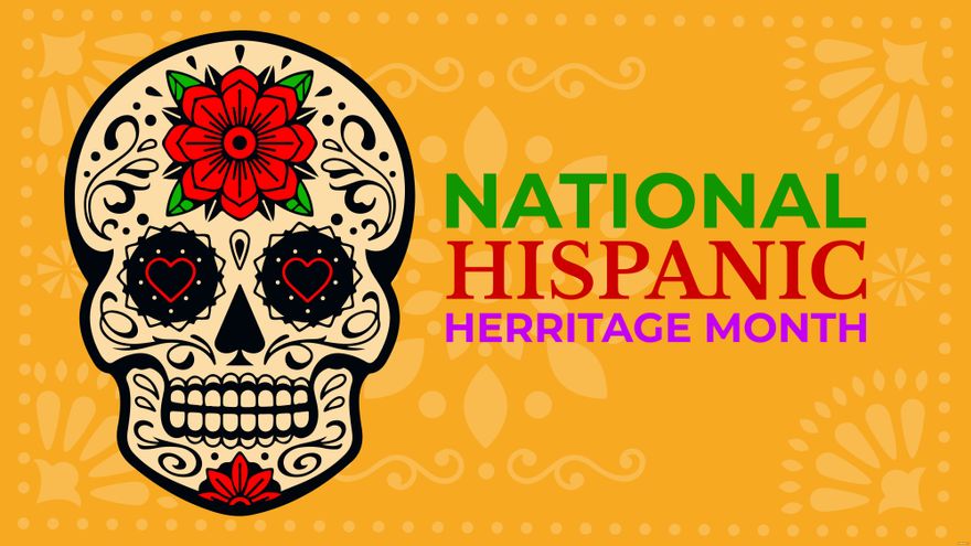 National Hispanic Heritage Month Image Background
